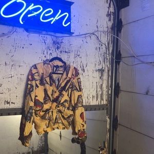 🦒🦓UNIQUE SAFARI DANA BUCHMAN BLOUSE